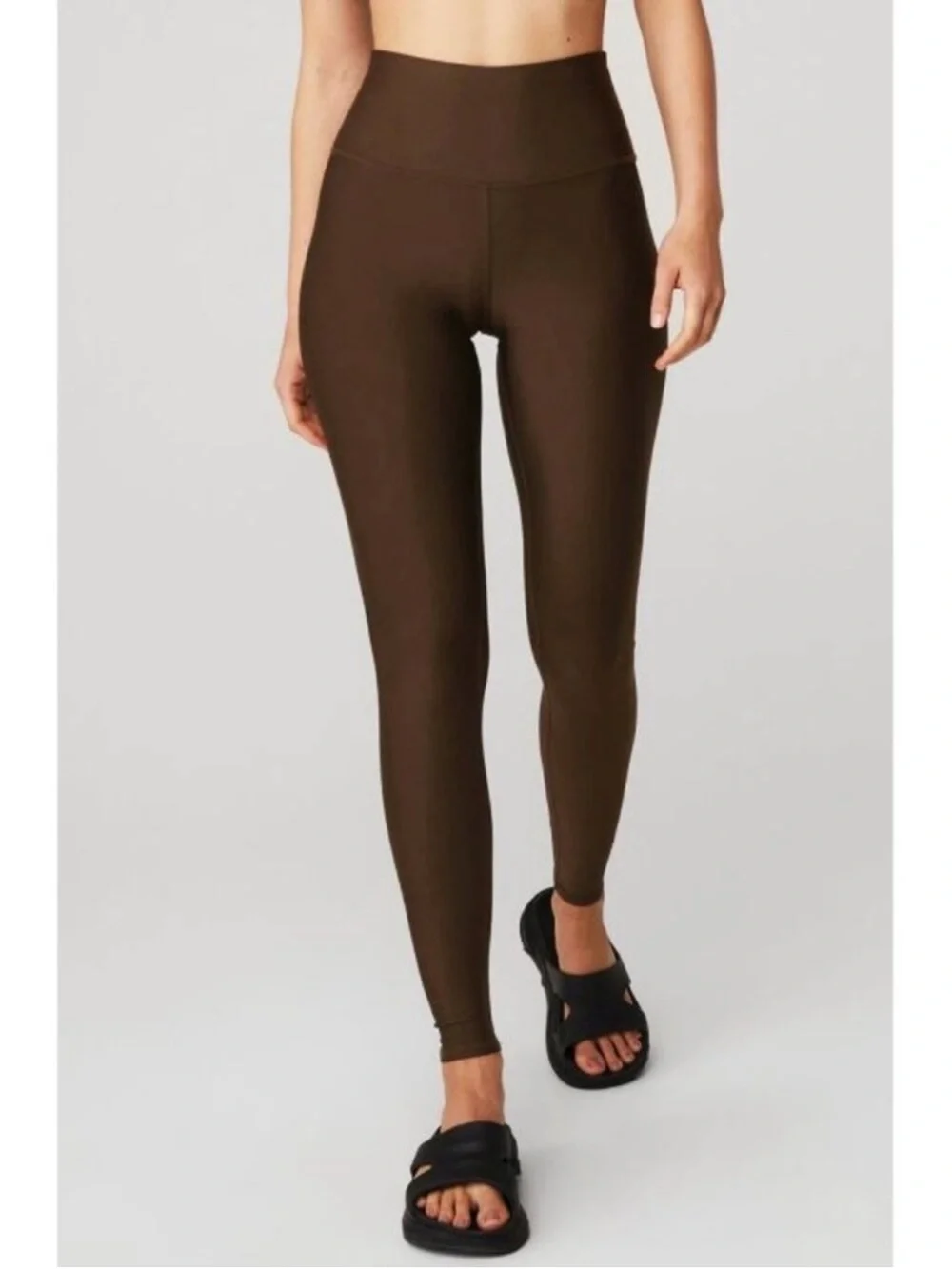 ALO Yoga High-Waist Airlift Brown Leggings